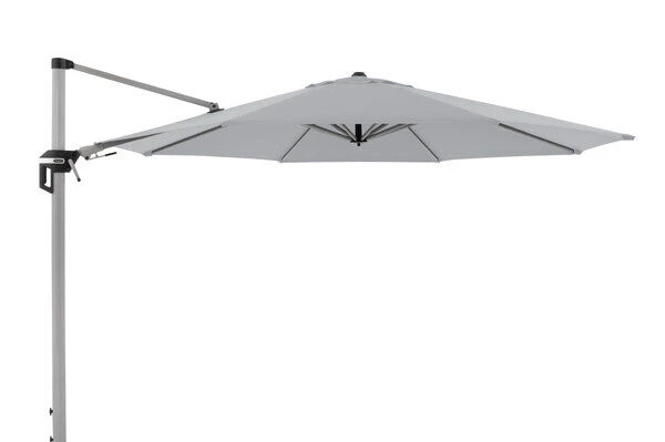 DOPPLER Active Pendelschirm, Grau, Alu/Polyester, 370cmx210 Cm, Mit Kurbel, 360°-drehbar 3 DOPPLER Active Pendelschirm, Grau, Alu/Polyester, 370cmx210 Cm, Mit Kurbel, 360°-drehbar