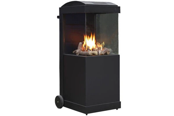 FABER Gartenkamin TheBUZZ, Schwarz, Mit Rädern 3 FABER Gartenkamin TheBUZZ, Schwarz, Mit Rädern