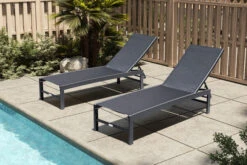 OUTFLEXX Liege, Anthrazit Matt/schwarz, Alu/Textilene, 190x62x34cm, Rückenlehne Verstellbar -Kettler Verkaufs-Shop 20394 02.jpg