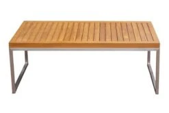OUTFLEXX Kaffeetisch, Natur, FSC-Teak / Edelstahl, 110x60x40 Cm -Kettler Verkaufs-Shop 21655 4.JPG