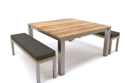 OUTFLEXX Rimini Sitzgruppe, Silber/natur, Edelstahl/Teak, 6 Personen, Recycled Teak, Quadratisch -Kettler Verkaufs-Shop 21732 3.jpg