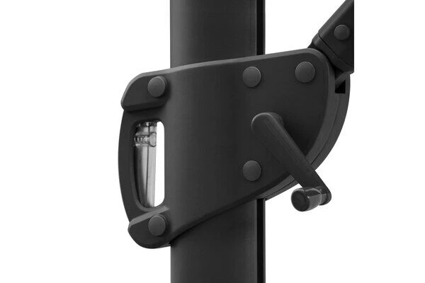 OUTFLEXX Ampelschirm, Anthrazit, Aluminium/Polyester, 300x300cm, Quadratisch 12 OUTFLEXX Ampelschirm, Anthrazit, Aluminium/Polyester, 300x300cm, Quadratisch – Bild 10