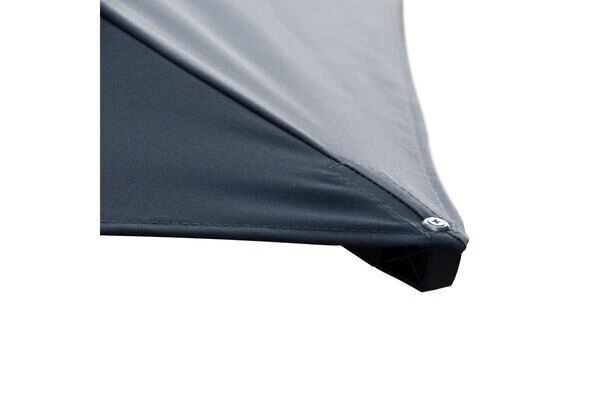 OUTFLEXX Ampelschirm, Anthrazit, Aluminium/Polyester, 300x300cm, Quadratisch 11 OUTFLEXX Ampelschirm, Anthrazit, Aluminium/Polyester, 300x300cm, Quadratisch – Bild 9