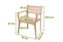 OUTFLEXX Armlehnensessel, Natur/beige, Akazie, 60 X 55 X 84 Cm, Stapelbar -Kettler Verkaufs-Shop 21917 5.jpg