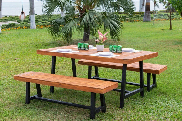 OUTFLEXX Sitzgruppe, Natur, Akazie, Tisch 172,5 X 90 Cm, 6 Personen 12 OUTFLEXX Sitzgruppe, Natur, Akazie, Tisch 172,5 X 90 Cm, 6 Personen – Bild 10