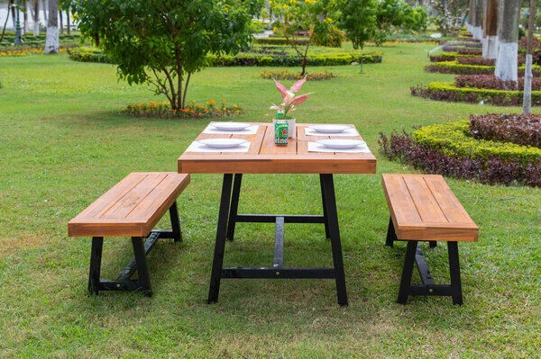 OUTFLEXX Sitzgruppe, Natur, Akazie, Tisch 172,5 X 90 Cm, 6 Personen 14 OUTFLEXX Sitzgruppe, Natur, Akazie, Tisch 172,5 X 90 Cm, 6 Personen – Bild 12