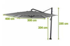 SIENA GARDEN Stratos Ampelschirm, Anthrazit/grau Meliert, Alu/Polyester, 300x400 Cm, UPF 50+, 360° Drehbar, 6-fach Neigbar -Kettler Verkaufs-Shop 22009 5.jpg