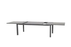 SIENA GARDEN Gomera II/Kingston Esstischgarnitur, Matt Graphit/grau/slate Look, Alu/Teak/Keramik/Texfabric, Tisch 220/340x108 Cm, 8 Stapelsessel -Kettler Verkaufs-Shop 22063 6.jpg