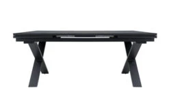 OUTFLEXX Esstischgarnitur, OUTFLEXX® Anthrazit Matt, Alu / Spraystone / Teak, Tisch 180/280x100cm, 4 Stapelsessel, 2 Multipo -Kettler Verkaufs-Shop 22130 11.jpg