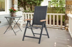 OUTFLEXX Esstischgarnitur, OUTFLEXX® Anthrazit Matt, Alu / Spraystone / Teak, Tisch 180/280x100cm, 4 Stapelsessel, 2 Multipo -Kettler Verkaufs-Shop 22130 3.jpg