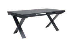 OUTFLEXX Esstischgarnitur, OUTFLEXX® Anthrazit Matt, Alu / Spraystone / Teak, Tisch 180/280x100cm, 4 Stapelsessel, 2 Multipo -Kettler Verkaufs-Shop 22130 9.jpg