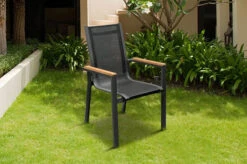 OUTFLEXX Esstischgarnitur, OUTFLEXX® Anthrazit Matt, Alu /HPL / Teak, Tisch 180/280x100cm, 8 Stapelsessel 19 OUTFLEXX Esstischgarnitur, OUTFLEXX® Anthrazit Matt, Alu /HPL / Teak, Tisch 180/280x100cm, 8 Stapelsessel -Kettler Verkaufs-Shop 22150 3.jpg