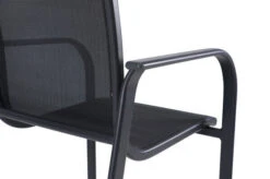 OUTFLEXX Esstischgarnitur, OUTFLEXX® Anthrazit Matt, Alu / Teak / Textil, Tisch 150/210x90cm, 4 Sessel, Stapelbar -Kettler Verkaufs-Shop 22182 16.jpg