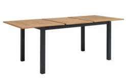 OUTFLEXX Esstischgarnitur, OUTFLEXX® Anthrazit Matt, Alu / Teak / Textil, Tisch 150/210x90cm, 4 Sessel, Stapelbar -Kettler Verkaufs-Shop 22182 8.jpg