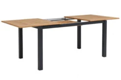 OUTFLEXX Esstischgarnitur, OUTFLEXX® Anthrazit Matt, Alu / Teak / Textil, Tisch 150/210x90cm, 4 Sessel, Stapelbar -Kettler Verkaufs-Shop 22182 9.jpg