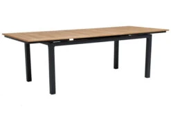 OUTFLEXX Esstischgarnitur, OUTFLEXX® Anthrazit Matt, Alu / Teak / Textil, Ausziehtisch 180/240x100cm, 6 Stapelsessel -Kettler Verkaufs-Shop 22193 6.jpg