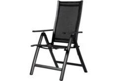 OUTFLEXX Esstischgarnitur, OUTFLEXX® Anthrazit Matt, Alu / Teak / Textil, Ausziehtisch 180/240x100cm, 4 Stapelsessel, 2 Multipo -Kettler Verkaufs-Shop 22195 3.jpg