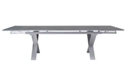 OUTFLEXX Esstischgarnitur, Silber, Alu / Keramik / Textil, Tisch 180/280x100cm, 4 Stapelsessel, 2 Multipo 34 OUTFLEXX Esstischgarnitur, Silber, Alu / Keramik / Textil, Tisch 180/280x100cm, 4 Stapelsessel, 2 Multipo -Kettler Verkaufs-Shop 22217 13.jpg