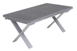 OUTFLEXX Esstischgarnitur, Silber, Alu / Keramik / Textil, Tisch 180/280x100cm, 4 Stapelsessel, 2 Multipo 28 OUTFLEXX Esstischgarnitur, Silber, Alu / Keramik / Textil, Tisch 180/280x100cm, 4 Stapelsessel, 2 Multipo -Kettler Verkaufs-Shop 22217 7.jpg