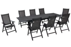 OUTFLEXX Esstischgarnitur, Anthrazit, Alu / Keramik / Textil, 180/280x100cm, 8 Multipositionssessel -Kettler Verkaufs-Shop 22230 16.jpg