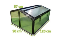 OUTFLEXX Gewächshaus, Schwarz, Alu/Polycarbonat, 120x90x57cm, Pulverbeschichtet 23 OUTFLEXX Gewächshaus, Schwarz, Alu/Polycarbonat, 120x90x57cm, Pulverbeschichtet -Kettler Verkaufs-Shop 22272 5.jpg