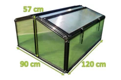 OUTFLEXX Gewächshaus, Schwarz, Alu/Polycarbonat, 120x90x57cm, Pulverbeschichtet 35 OUTFLEXX Gewächshaus, Schwarz, Alu/Polycarbonat, 120x90x57cm, Pulverbeschichtet -Kettler Verkaufs-Shop 22272 mass.jpg