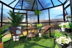 OUTFLEXX Gewächshaus, Schwarz, Alu/Polycarbonat, 309x355x272cm, Pulverbeschichtet 21 OUTFLEXX Gewächshaus, Schwarz, Alu/Polycarbonat, 309x355x272cm, Pulverbeschichtet -Kettler Verkaufs-Shop 22275 10.jpg