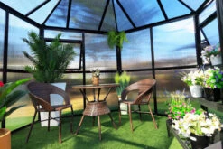 OUTFLEXX Gewächshaus, Schwarz, Alu/Polycarbonat, 309x355x272cm, Pulverbeschichtet 20 OUTFLEXX Gewächshaus, Schwarz, Alu/Polycarbonat, 309x355x272cm, Pulverbeschichtet -Kettler Verkaufs-Shop 22275 9.jpg