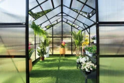 OUTFLEXX Gewächshaus, Schwarz, Alu/Polycarbonat, 372x250x228cm, Pulverbeschichtet 23 OUTFLEXX Gewächshaus, Schwarz, Alu/Polycarbonat, 372x250x228cm, Pulverbeschichtet -Kettler Verkaufs-Shop 22279 11.jpg