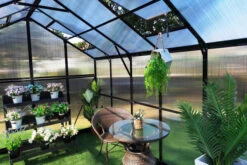 OUTFLEXX Gewächshaus, Schwarz, Alu/Polycarbonat, 494x250x228cm, Pulverbeschichtet 23 OUTFLEXX Gewächshaus, Schwarz, Alu/Polycarbonat, 494x250x228cm, Pulverbeschichtet -Kettler Verkaufs-Shop 22281 11.jpg