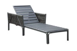 OUTFLEXX Mermaid Liege, Anthrazit, Aluminium/XL Geflecht, 203x75x56 Cm, Inkl. Polster -Kettler Verkaufs-Shop 22302 3.jpg