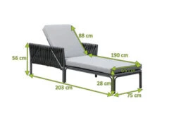 OUTFLEXX Mermaid Loungeliege, Anthrazit, Aluminium/XL Rope, 75x56x65 Cm, Inkl. Polster -Kettler Verkaufs-Shop 22309 4.jpg