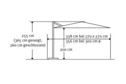 Schneider® SCHNEIDER Rhodos Eco Twist Ampelschirm, Grau, 270x270 Cm, Quadratisch -Kettler Verkaufs-Shop 22319 5.jpg