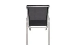 VILLANA Esstischgarnitur, Silber/schwarz, Alu/Holzimitat/Textil, Tisch 150x90cm, 4 Sessel, Stapelbar -Kettler Verkaufs-Shop 22557 14.jpg