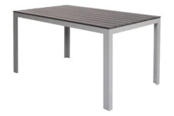 VILLANA Esstischgarnitur, Silber/schwarz, Alu/Holzimitat/Textil, Tisch 150x90cm, 2 Multipo, 4 Stapelsessel 31 VILLANA Esstischgarnitur, Silber/schwarz, Alu/Holzimitat/Textil, Tisch 150x90cm, 2 Multipo, 4 Stapelsessel -Kettler Verkaufs-Shop 22570 10.jpg