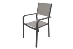 VILLANA Esstischgarnitur, Anthrazit/grau, Alu/Holzimitat/Textil, Tisch 150x90cm, 4 Stapelsessel -Kettler Verkaufs-Shop 22579 03.jpg