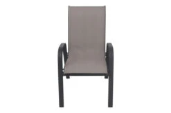 VILLANA Esstischgruppe, Anthrazit/grau, Alu/Textilene, Tisch 130/180x90cm, 4 Sessel, Stapelbar -Kettler Verkaufs-Shop 22581 19.jpg