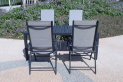 VILLANA Esstischgruppe, Anthrazit/grau, Alu/Textilene, Tisch 130/180x90cm, 4 Multipositionssessel -Kettler Verkaufs-Shop 22583 06.jpg