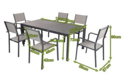 VILLANA Esstischgruppe, Anthrazit/grau, Alu/Textilene, Tisch 130/180x90cm, 6 Stapelsessel -Kettler Verkaufs-Shop 22586 05.jpg