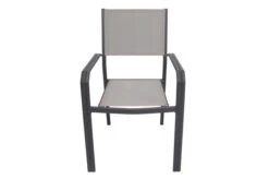 VILLANA Esstischgruppe, Anthrazit/grau, Alu/Textilene, Tisch 130/180x90cm, 6 Stapelsessel -Kettler Verkaufs-Shop 22586 18.jpg