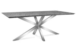 OUTFLEXX Esstischgarnitur, Silber/schwarz, Edelstahl/Granit/Rope, 200x100 Cm, 6 Freischwinger, Armlehnen Aus FSC-Teak -Kettler Verkaufs-Shop 22802 04.JPG