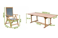 OUTFLEXX Sitzgruppe, Natur/grau, Akazie/Textilene, Ausziehtisch 150/200 X 90 Cm, 8 Multipo 5-fach -Kettler Verkaufs-Shop 22810 5.jpg