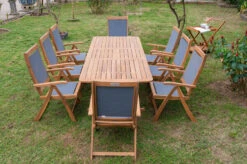 OUTFLEXX Sitzgruppe, Natur/grau, Akazie/Textilene, Ausziehtisch 150/200 X 90 Cm, 8 Multipo 5-fach -Kettler Verkaufs-Shop 22810 7.jpg