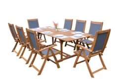 OUTFLEXX Sitzgruppe, Natur/grau, Akazie/Textilene, Ausziehtisch 150/200 X 90 Cm, 8 Multipo 5-fach -Kettler Verkaufs-Shop 22810 9.jpg