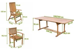 OUTFLEXX Sitzgruppe, Natur, Akazie, Ausziehtisch 150/200 X 90 Cm, 2 Multipo, 6 Armlehnensessel 18 OUTFLEXX Sitzgruppe, Natur, Akazie, Ausziehtisch 150/200 X 90 Cm, 2 Multipo, 6 Armlehnensessel -Kettler Verkaufs-Shop 22818 5.jpg