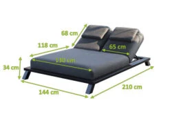 OUTFLEXX Exklusivmodell Blain Doppelliege, Sooty, Alu/Sunbrella, 210 X 144 X 34 Cm, Inkl. Verstellbarer Rückenlehne 14 OUTFLEXX Exklusivmodell Blain Doppelliege, Sooty, Alu/Sunbrella, 210 X 144 X 34 Cm, Inkl. Verstellbarer Rückenlehne -Kettler Verkaufs-Shop 22850 3.jpg