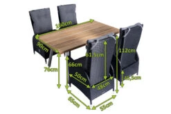 OUTFLEXX Esstischgarnitur, Edelstahl/Teakholz, Tisch 160x90cm, 4 Sessel, A-Gestell 11 OUTFLEXX Esstischgarnitur, Edelstahl/Teakholz, Tisch 160x90cm, 4 Sessel, A-Gestell -Kettler Verkaufs-Shop 22876 5.jpg