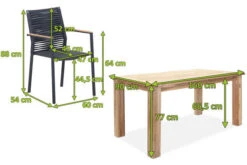 OUTFLEXX Theo Esstischgarnitur, Anthrazit/natur, Alu/Rope/FSC®/SLVK-Teakholz, Tisch 160x90 Cm, 4x Dining Sessel -Kettler Verkaufs-Shop 22891 mass.jpg