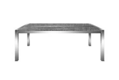 STERN Esstischgarnitur, Silbergrau/grau, Edelstahl/Textilene, Tisch 200 X 100 Cm, 2 Teilige Tischplatte, 4 Stapelsessel, Hohe Rückenlehne, 2 Multipo -Kettler Verkaufs-Shop 22901 10.jpg