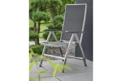 STERN Esstischgarnitur, Silbergrau/grau, Edelstahl/Textilene, Tisch 200 X 100 Cm, 6 Multipositionssessel -Kettler Verkaufs-Shop 22907 03.jpg